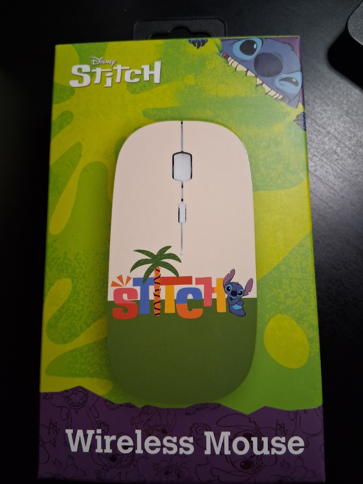 Disney Stitch Wireless Mouse Lilo & Stitch USB Connector included NIB