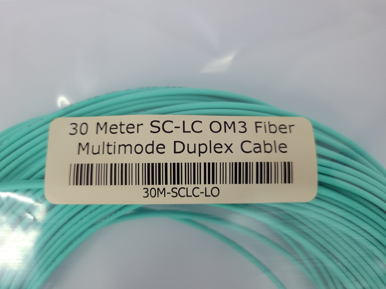 30 Meter SC/LC OM3 Fiber Multimode Duplex Cable