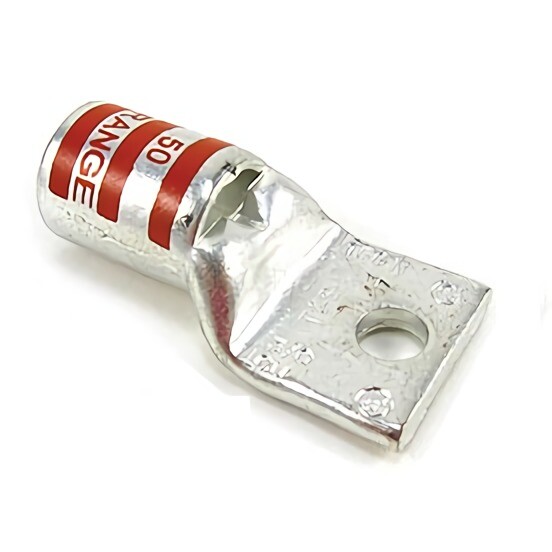 58171, Thomas & Betts, Copper One-Hole Lug, Standard Peep Hole, Max 35Kv