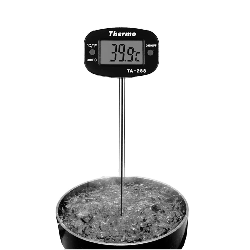 Digital Food Thermometer -50°C to 300°C BBQ Oven Oil Water Probe Gauge