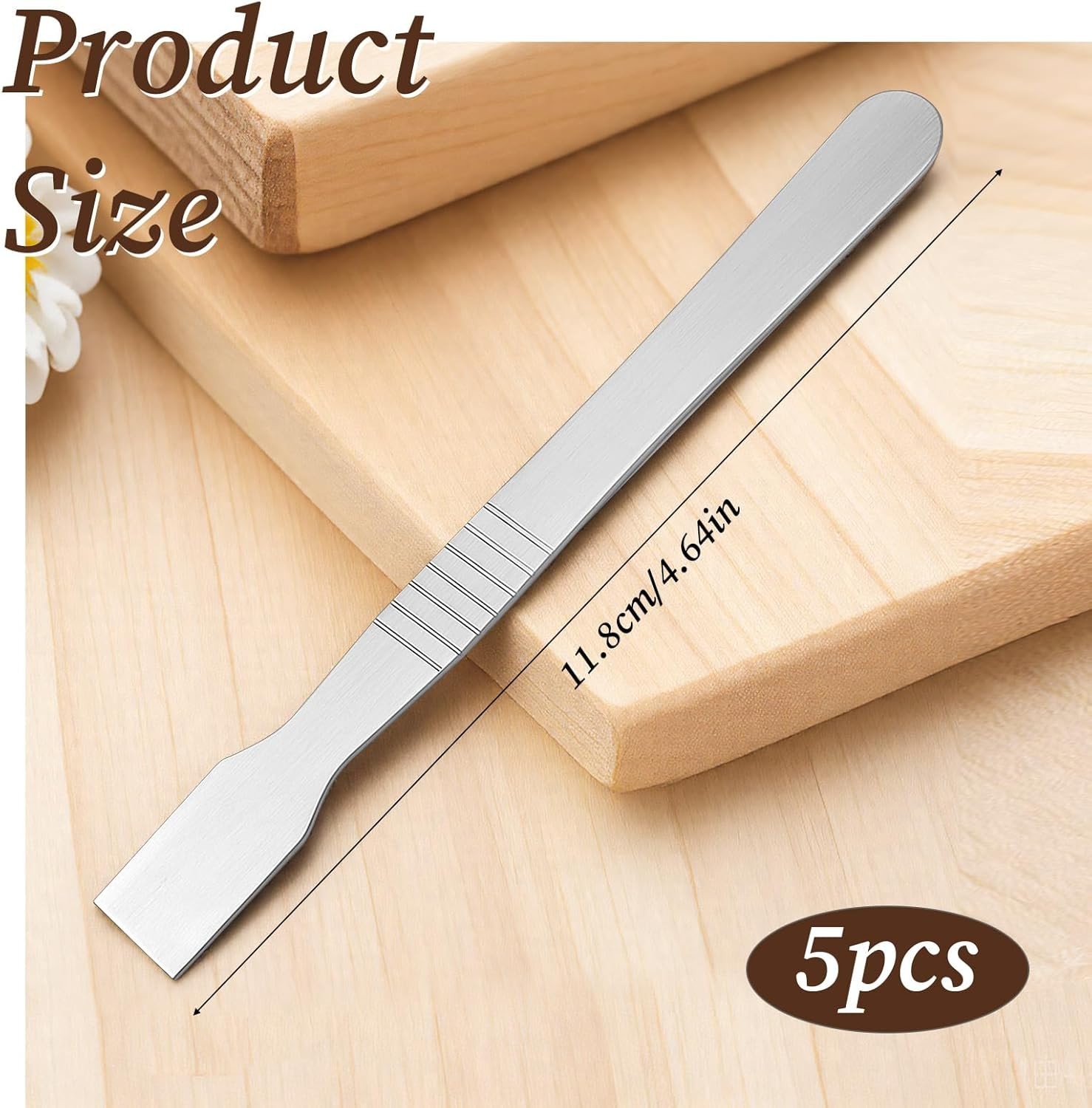 5Pcs Multi-Use Metal Scraper Set for Cleaning & Detailing
