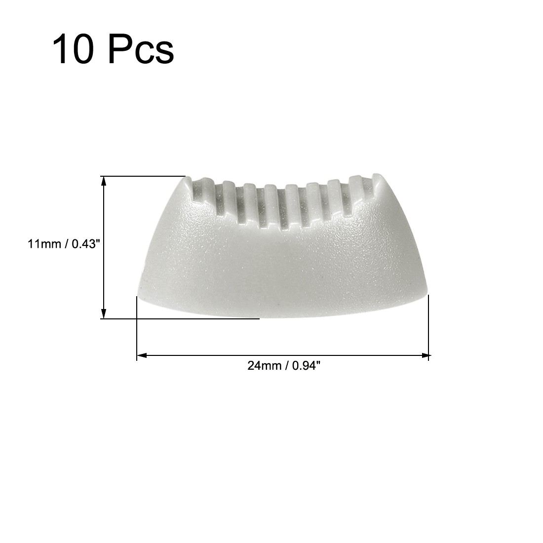 Console Mixer Slider Fader Knobs Replacement for Potentiometer Grey10pcs