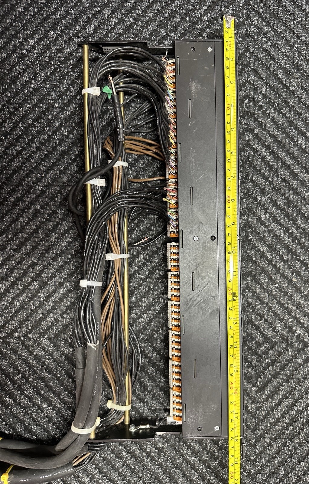 Studio Patchbay TT Bantam Mogami Wired Snake & Redco Loom Rack Panel 48ch Pro