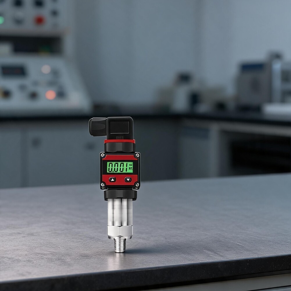 Digital 4-20mA Pressure Transmitter LCD 0-145PSI 0-435PSI for Fire Protection