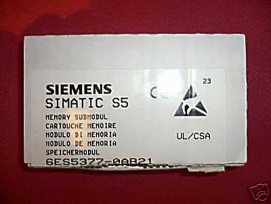 Siemens SIMATIC S5 6ES5377-0AB21 6ES5 377-0AB21 E:01 Memory Module -Unused/Original Packaging-