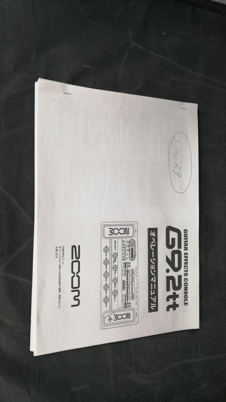 ZOOM G9.2TT multi-effector 83964