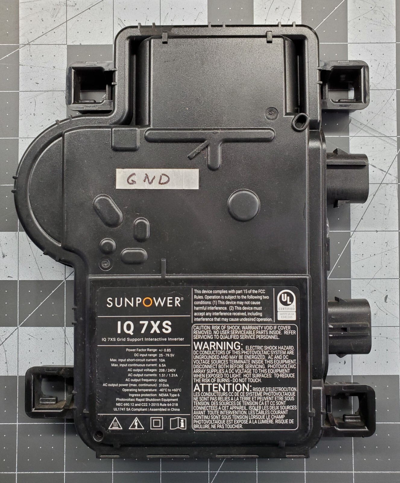 Enphase Sunpower IQ 7XS Microinverters  READ READ No DATA