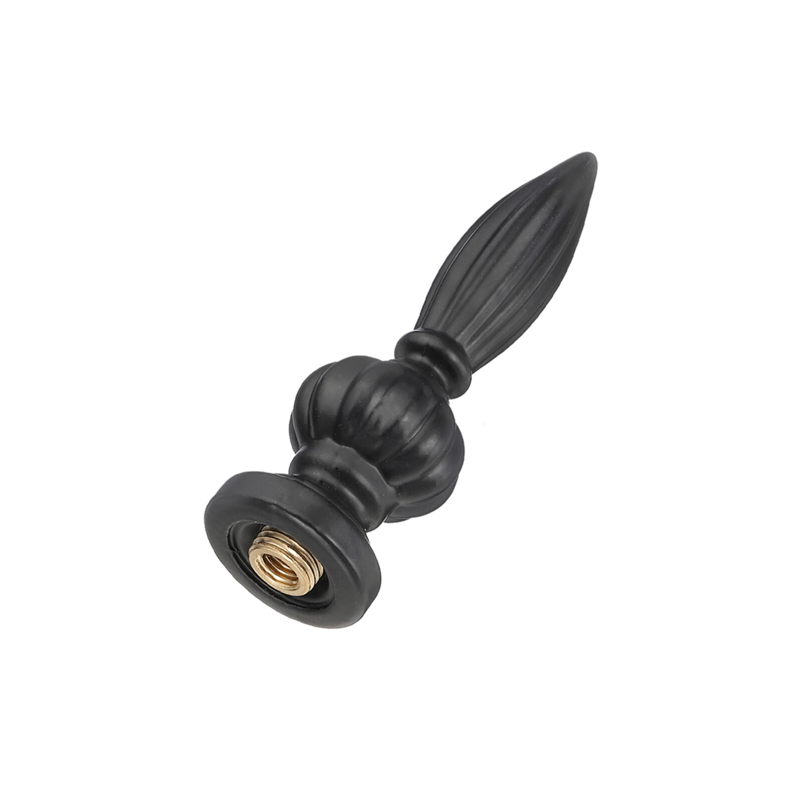 25mm Lamp Shade Finial, Lamp Finials Caps Knob M10*1mm Threaded, Black
