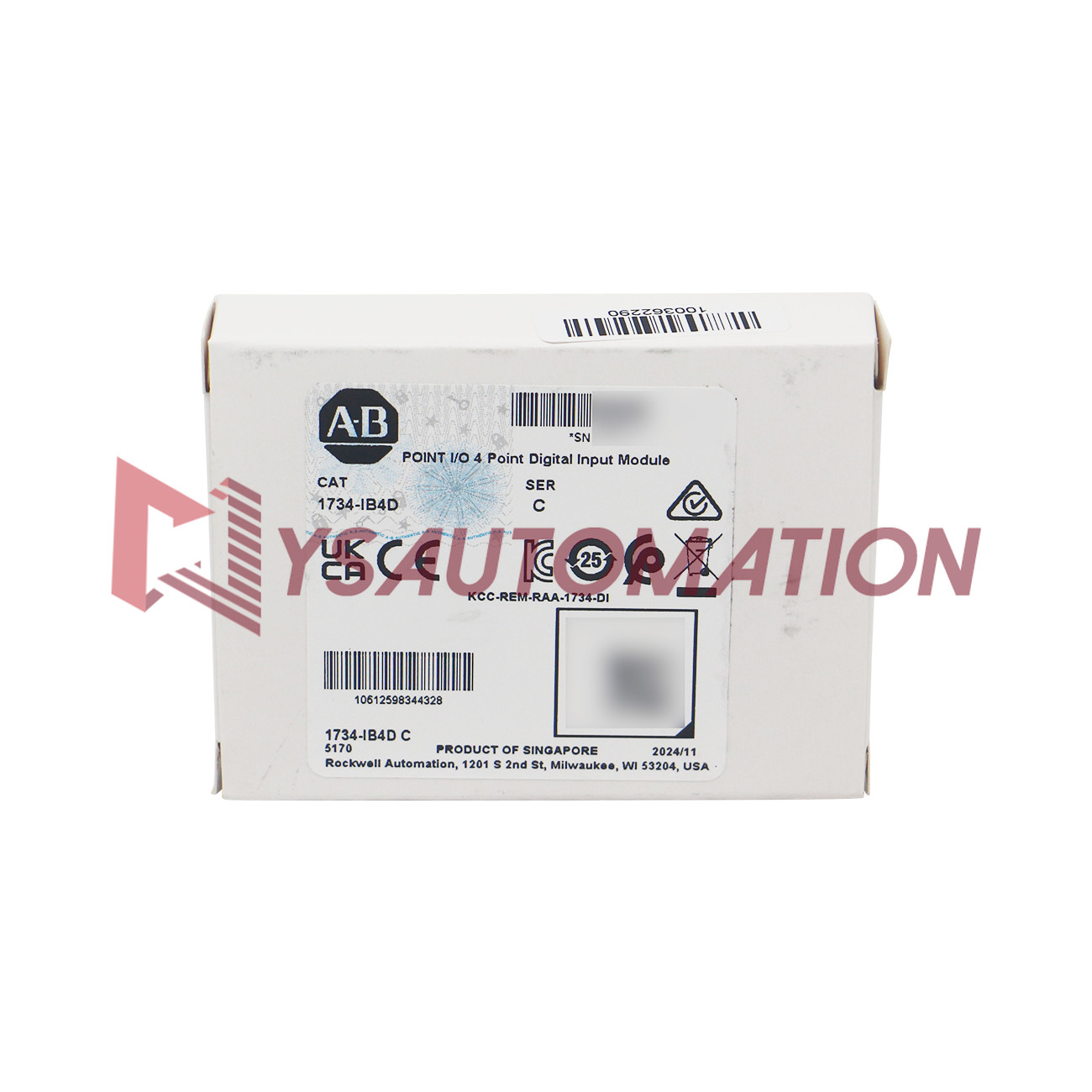 New Factory Sealed AB 1734-IB4D / C POINT I/O DC Digital Input Module 1734-IB4D