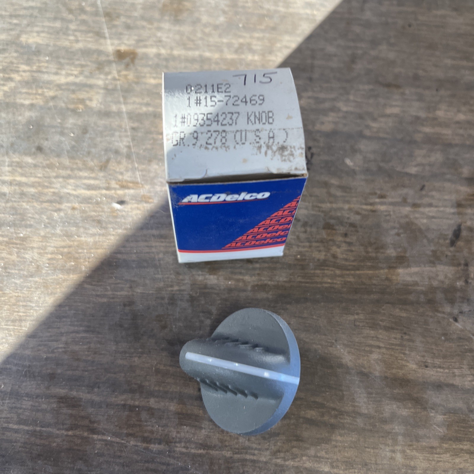 GENUINE GM 9354237 Temperature Control Knob 15-72469 TAHOE YUKON 1995-96
