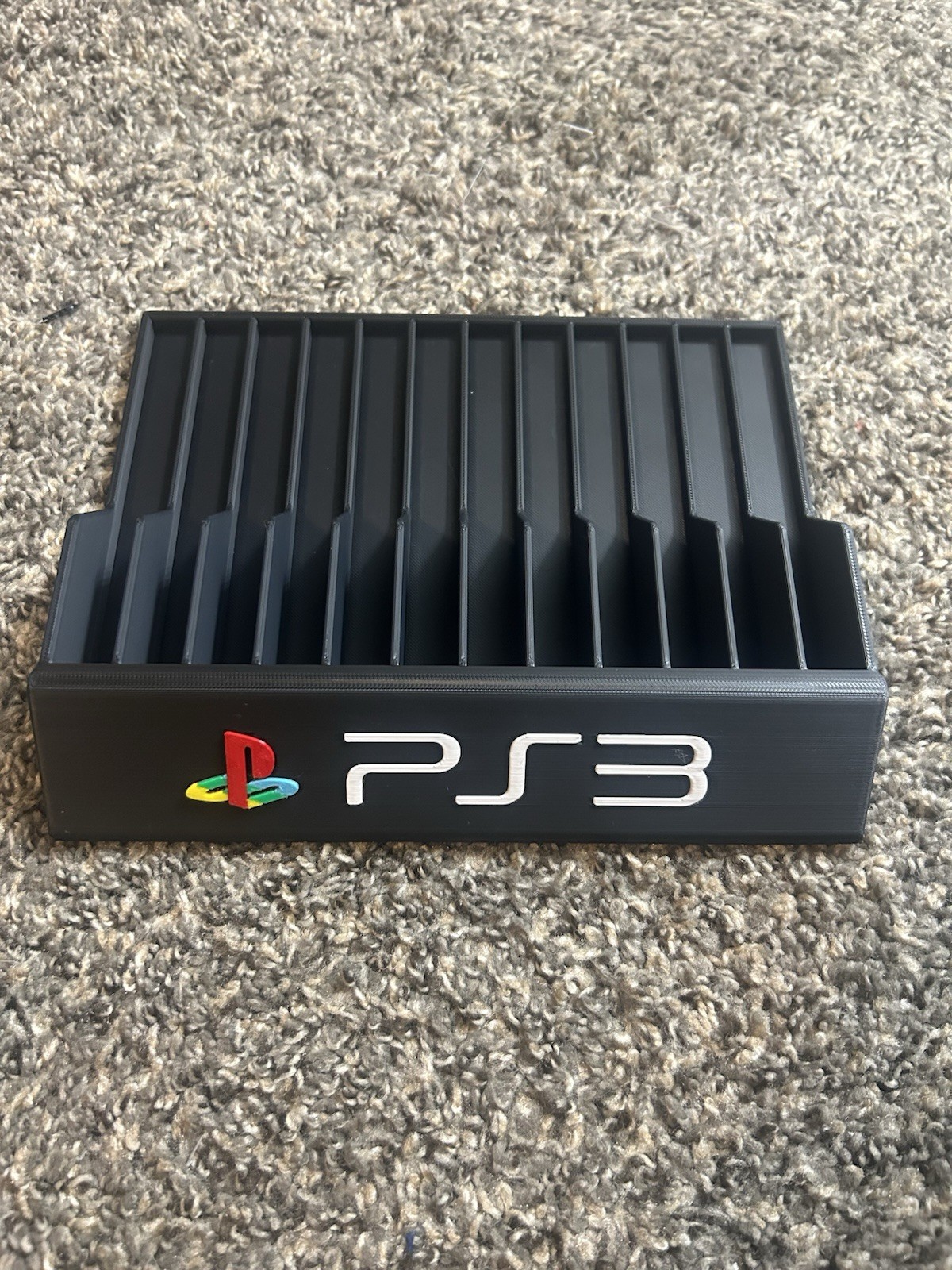 PS3 Playstation 3 Game Holder Stand Holds Up To 12 Games