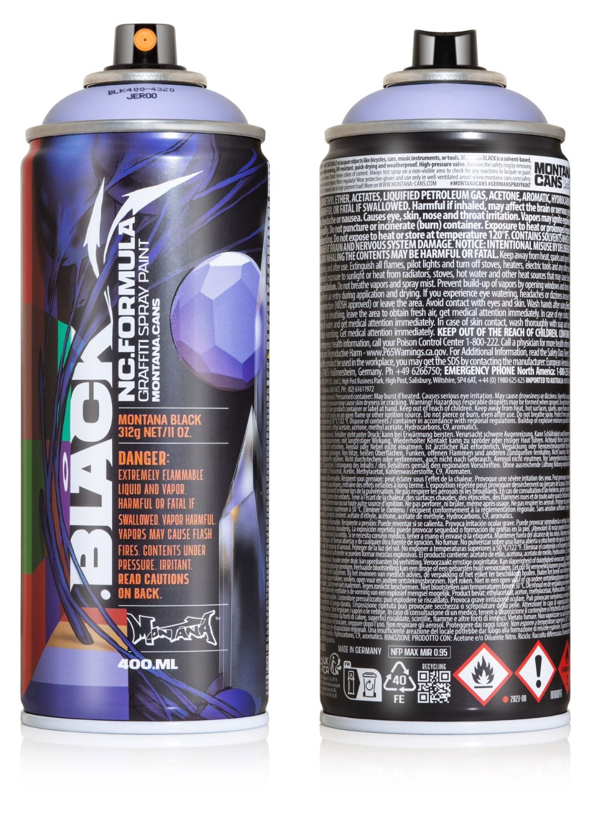 Montana Cans Limited Edition Spray Can Jeroo Edition German Montana Graffiti Art