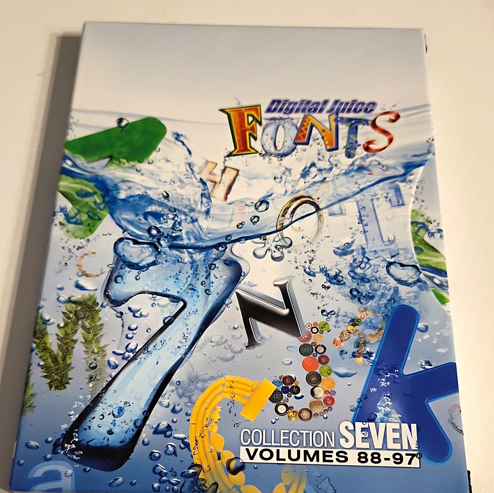 Digital Juice Fonts Collection Seven Vol 88-97 Multimedia Tools DVD