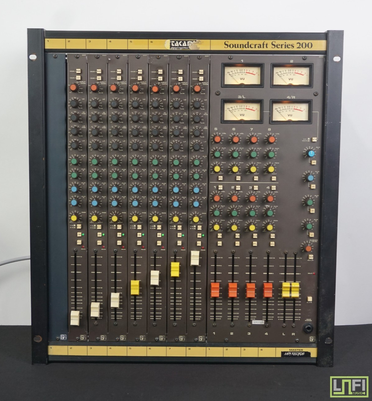 Soundcraft Series 200 Vintage 7 Channel Analogue Mixer - 240V - Serviced!
