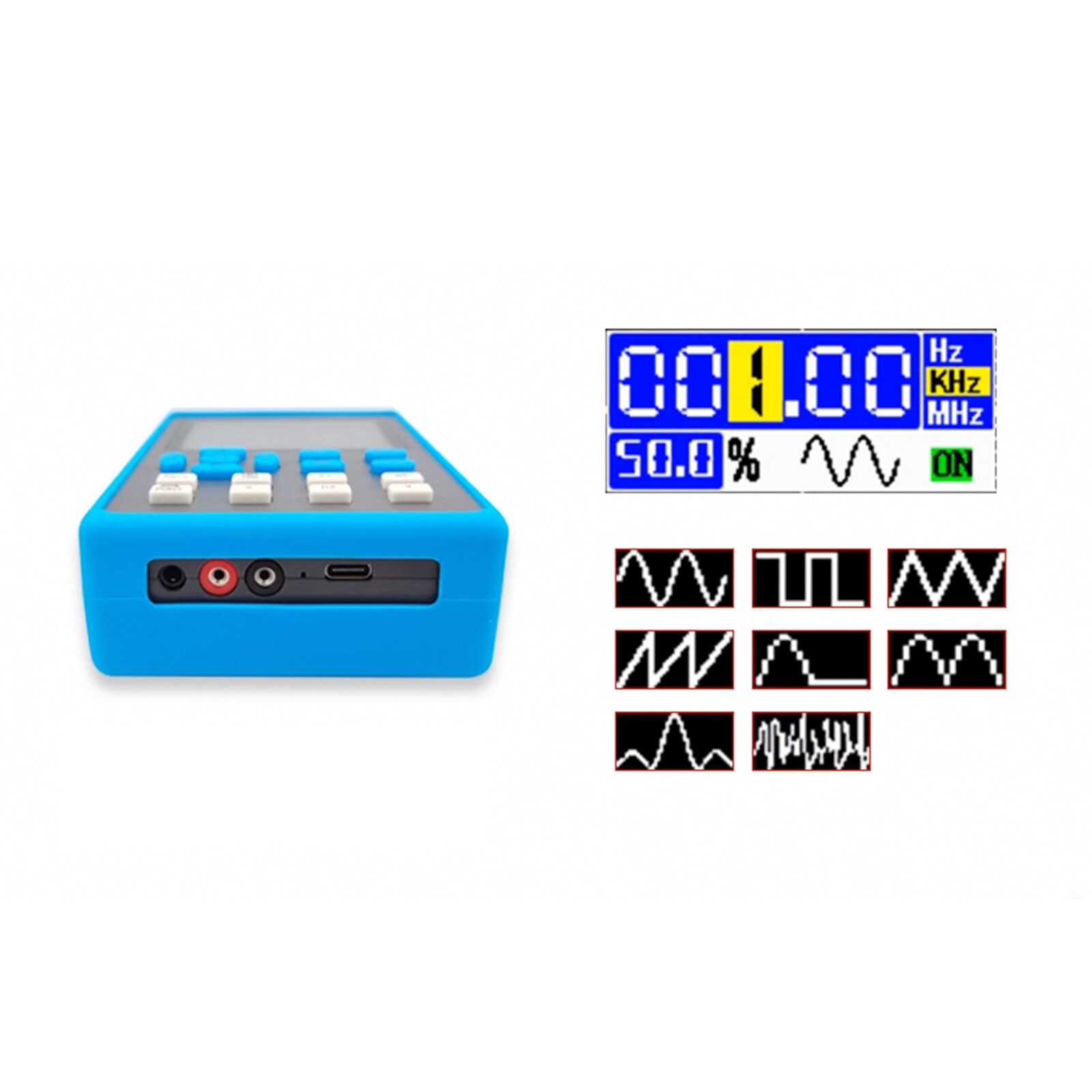 Handheld 2 Channel LCD Oscilloscope 120M Bandwidth 500Ms Sampling Rate DSO2512G