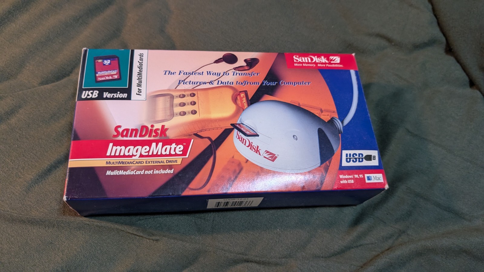 Vintage SanDisk ImageMate Multimedia Card External Drive