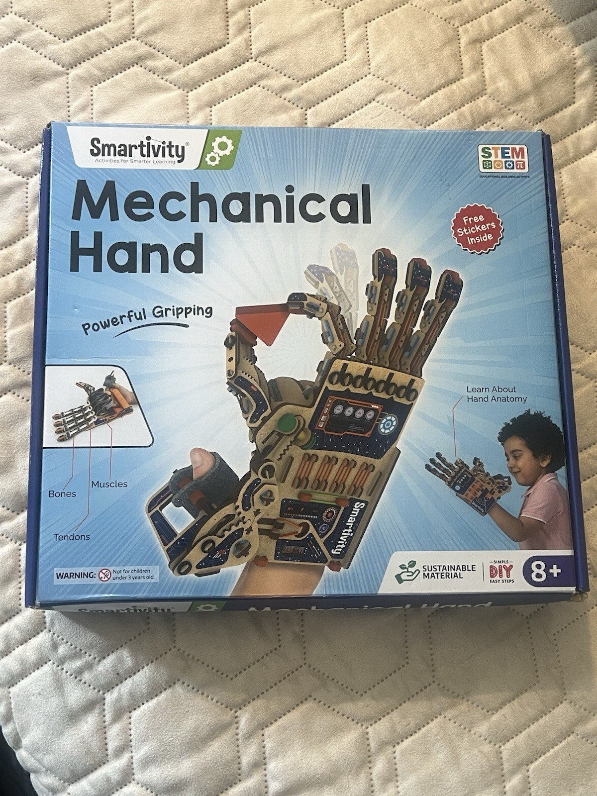 Smartivity DIY Mechanical Hand STEM Toy for Ages 8+ STEM Project NEW in BOX