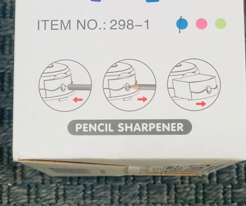 Table Fan with pencil sharpener