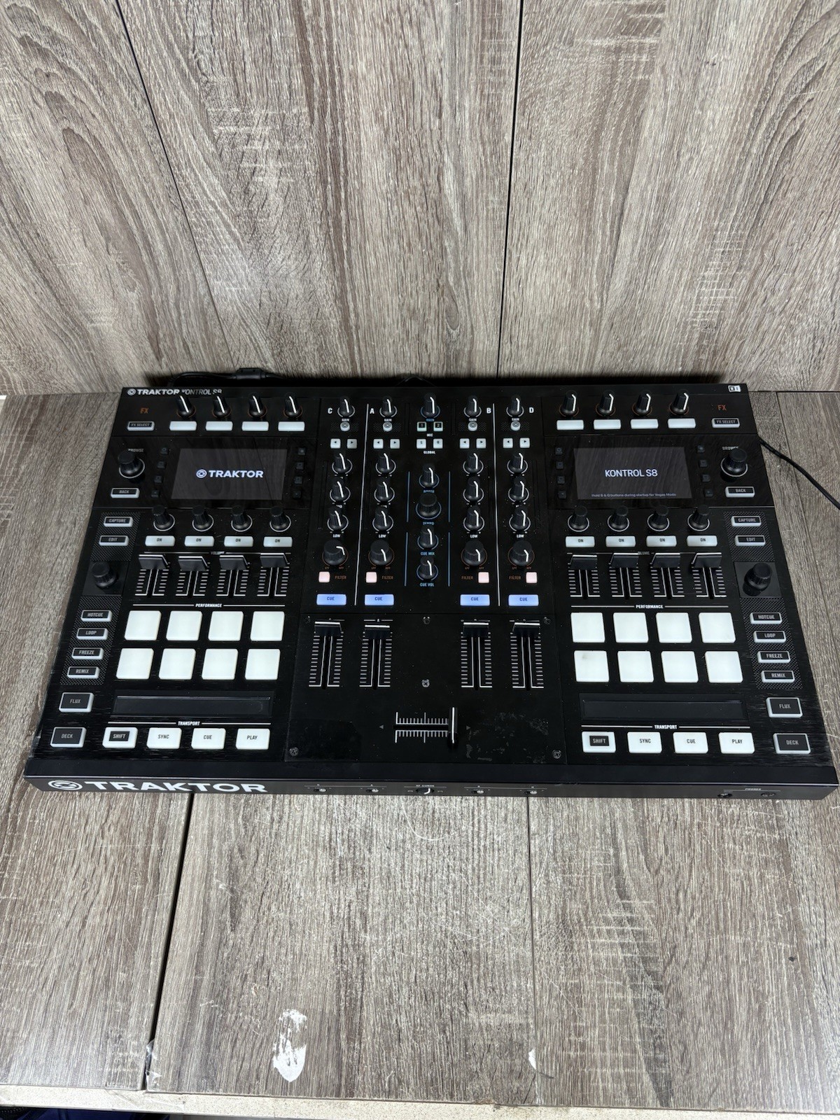 Native Instruments Traktor Kontrol S8 4-channel DJ Controller W/ USB Cable!