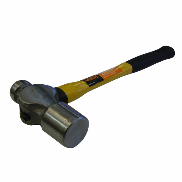 BALL PEIN HAMMER FIBERGLASS HANDLE RUBBER ERGONOMIC GRIP 8 oz Thru 48 oz.