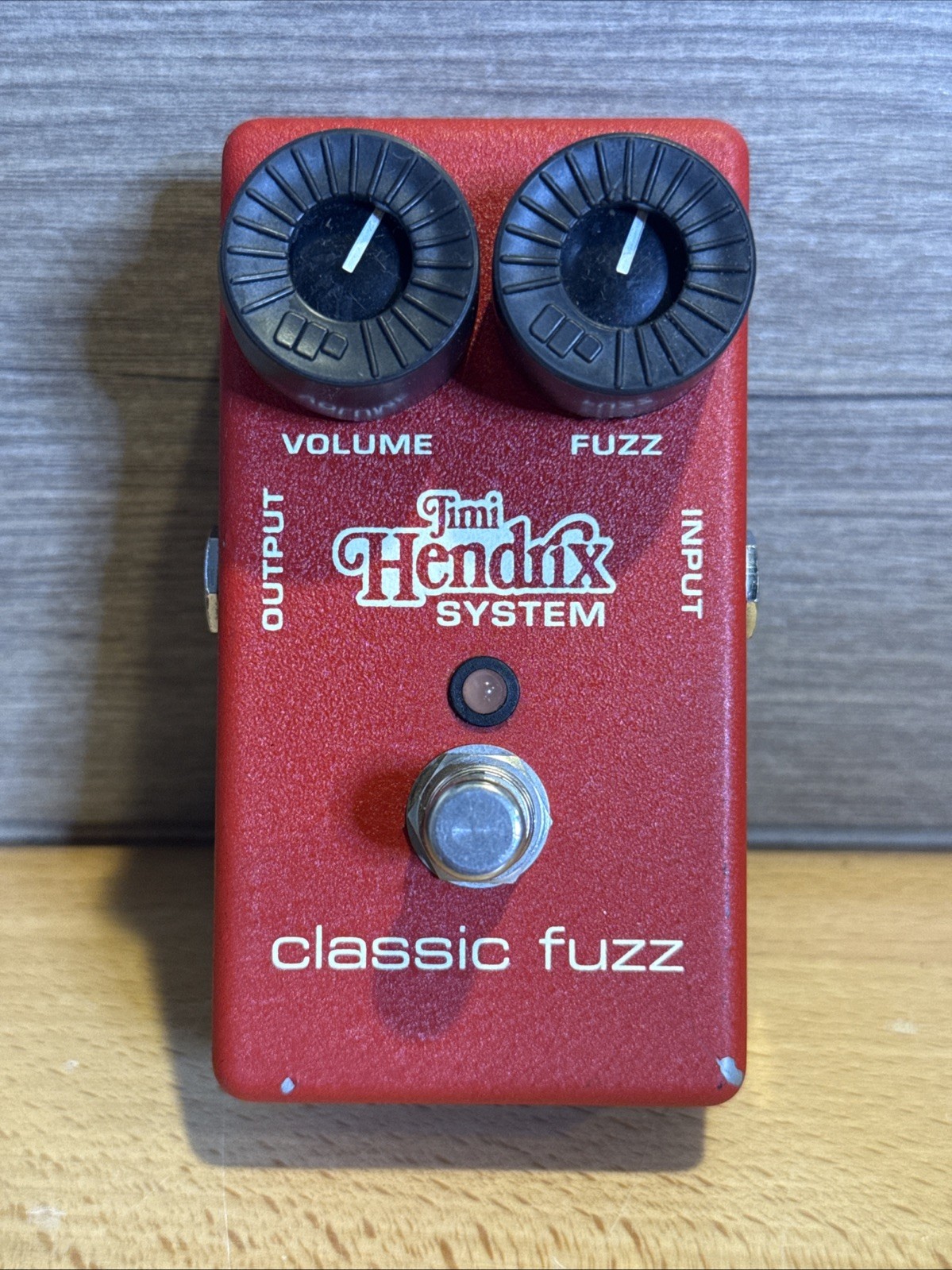 Dunlop Jimi Hendrix system Classic fuzz guitar pedal Red