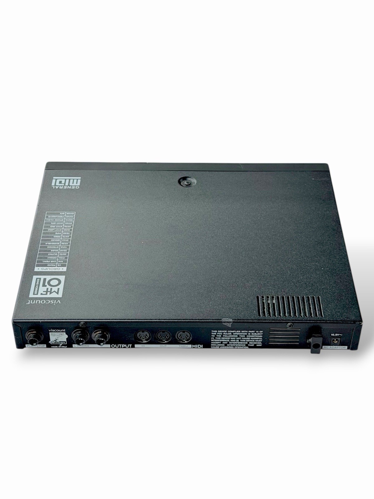 Viscount MF01 Song Worker MIDI Data Filer Sound Module #23
