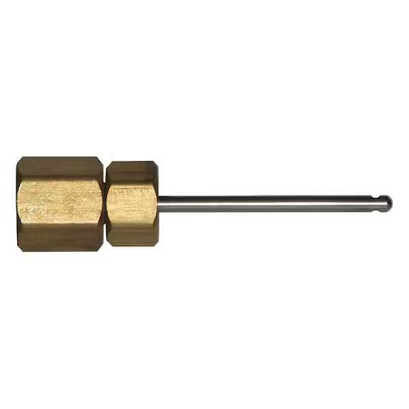 Winters Stp003 Gauge Adapter, 0 To 1000 Psi Psi, 1/4 In Brass Case Material