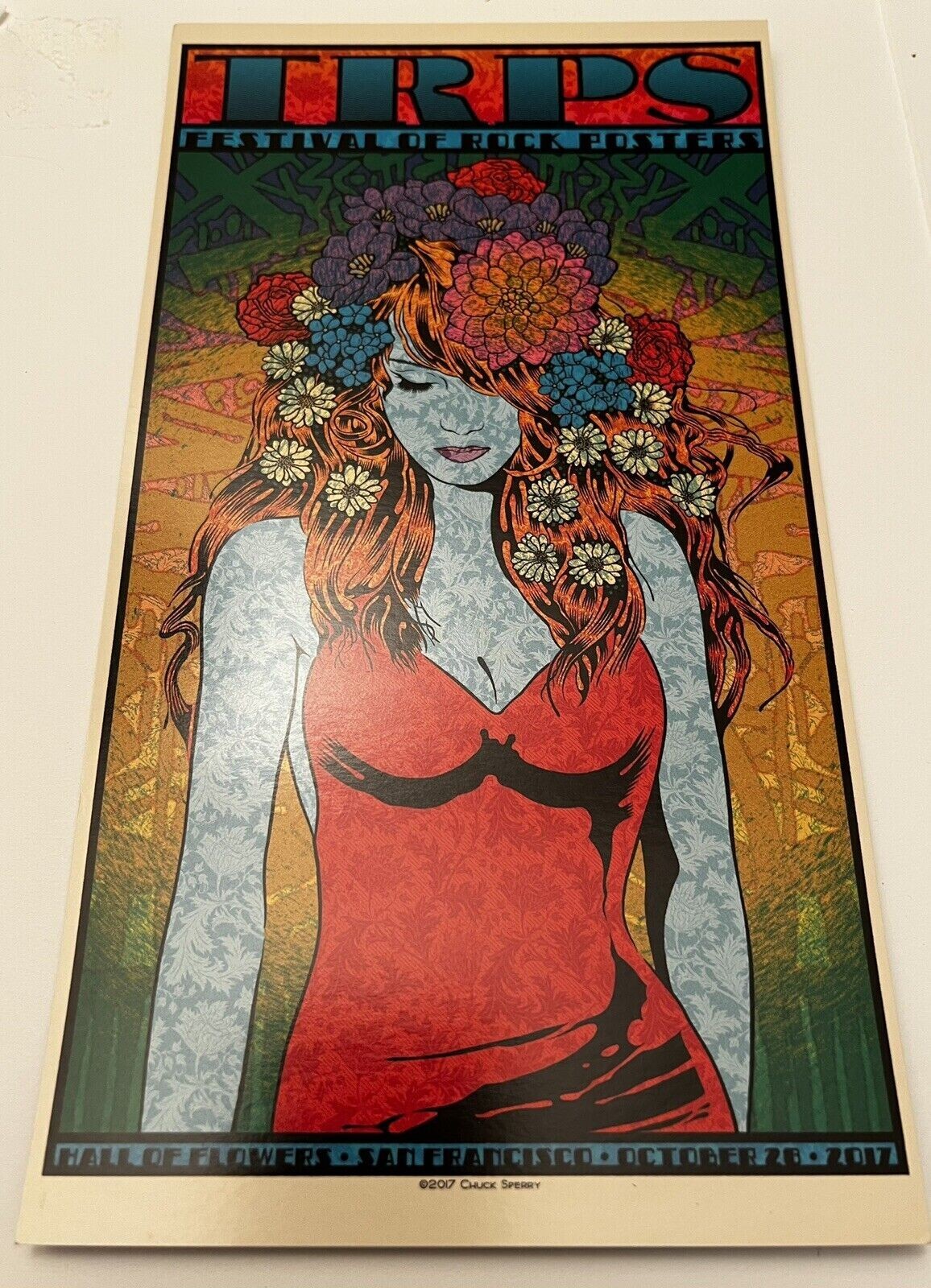 2017 TRPS Double Sided Handbill Mini Poster Chuck Sperry / Emek