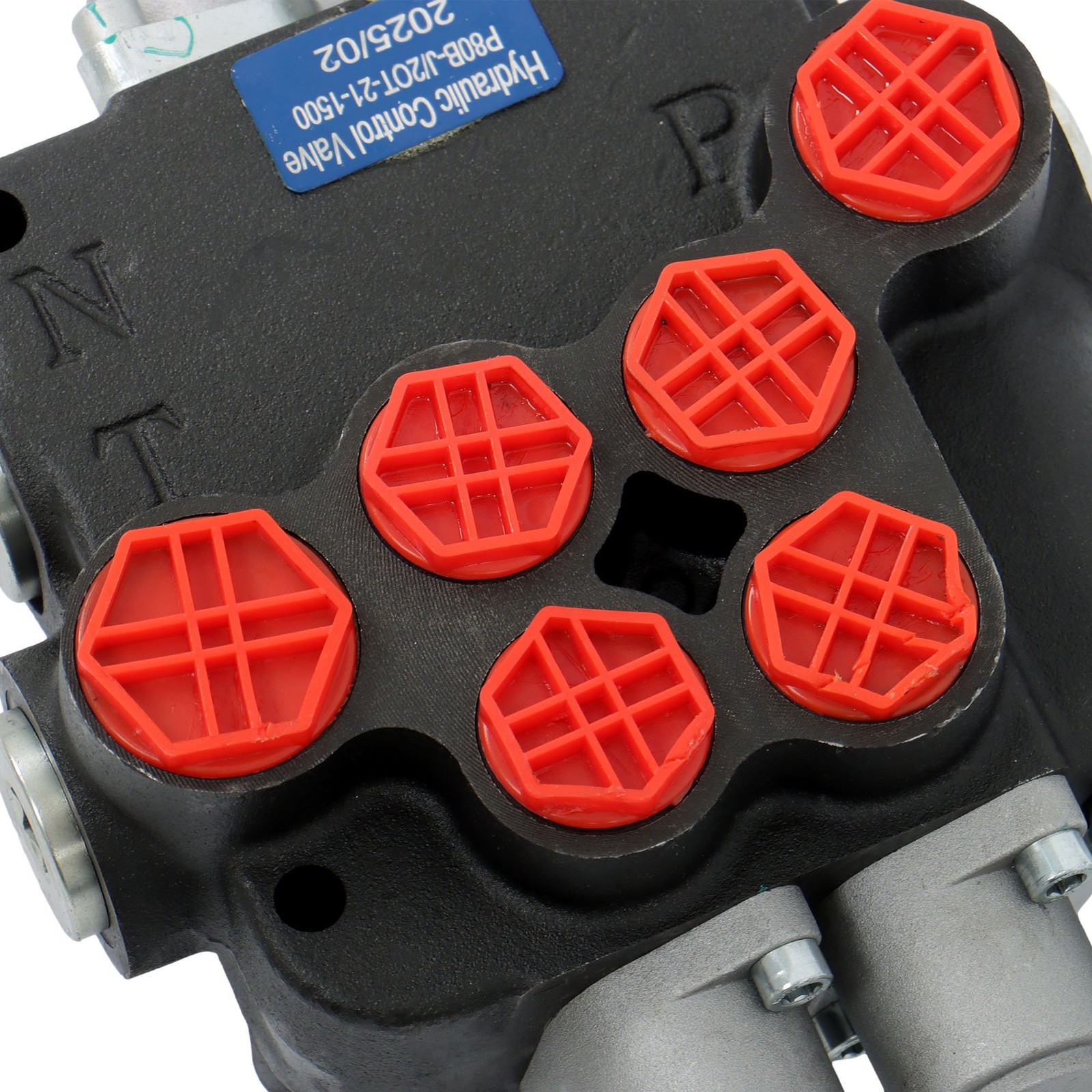 P80 Remote Control Valve Kit: 2 Spool Valve 21GPM + Joystick New+ Cables