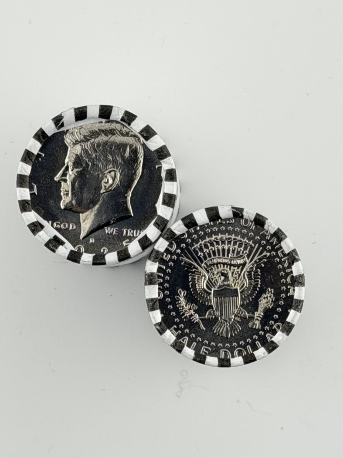 2025 D Kennedy Half Dollar Roll Brilliant Uncirculated Original Bank Wrapped