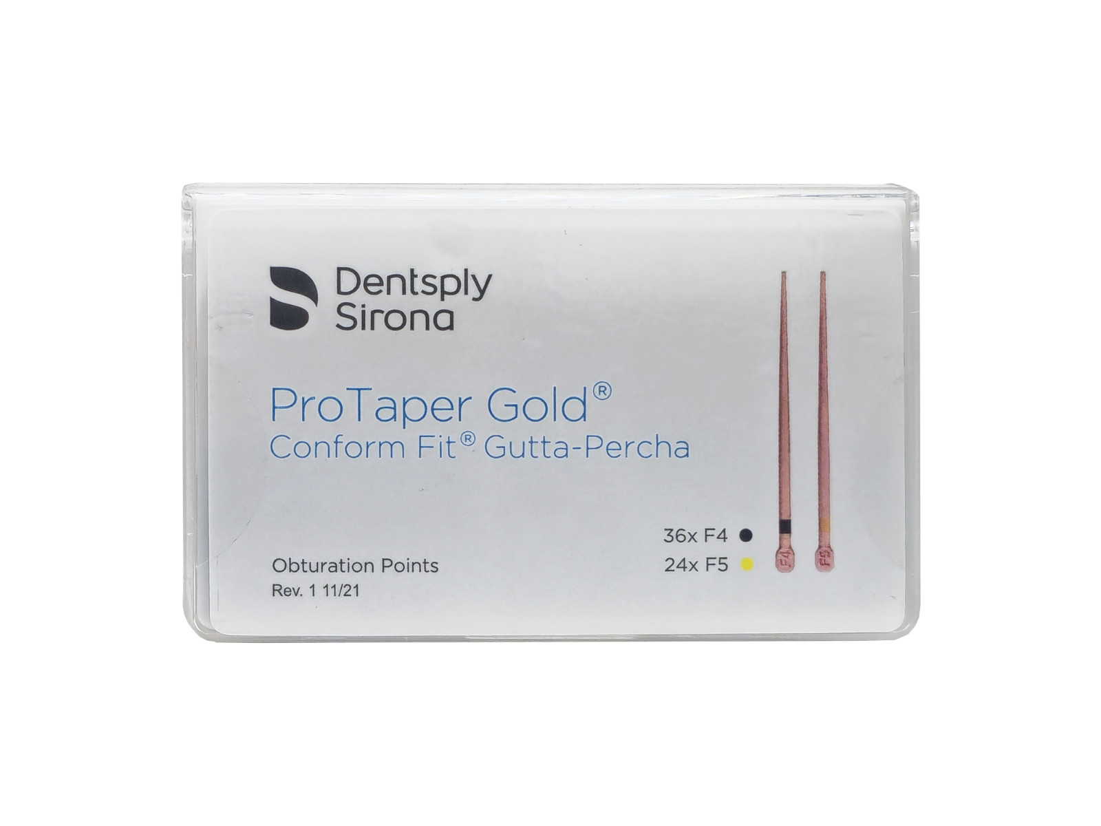 Dentsply Sirona ProTaper Gold Confirm Fit Gutta Percha Obturation Points-60/Pk