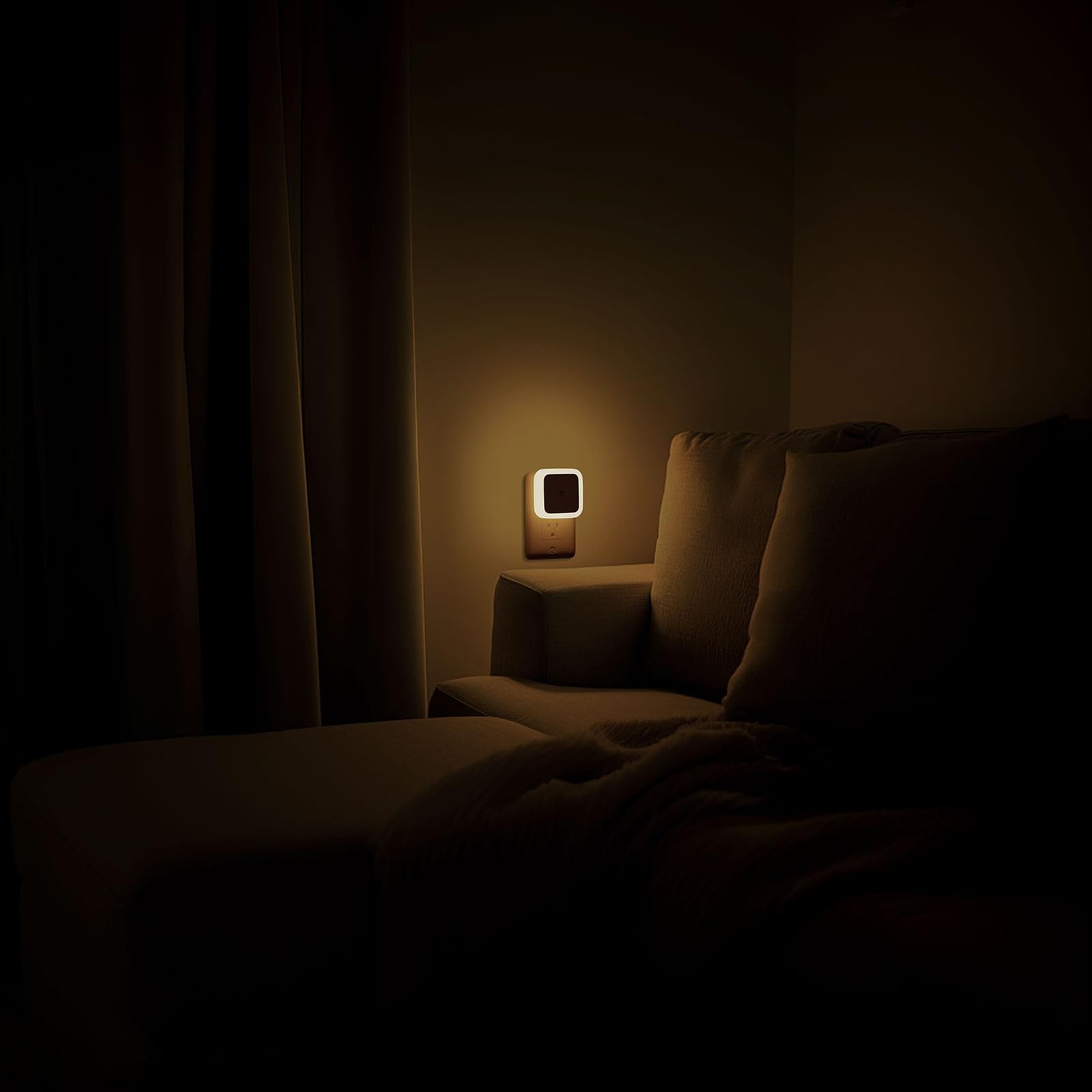 Sujeet Night Light, Lights Plug into Wall 4-Pack, 4 Pack, Warm White
