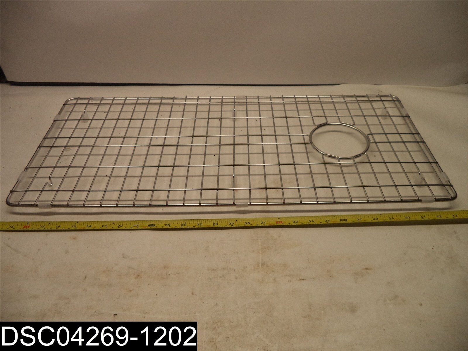 29-1/2" X 13" Off Center Stainless Steel Sink Grate