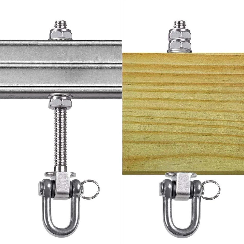 SELEWARE Set of 2 Heavy Duty Swing Hanger 1800LB Capacity, 8-3/4 Inch x 2pcs