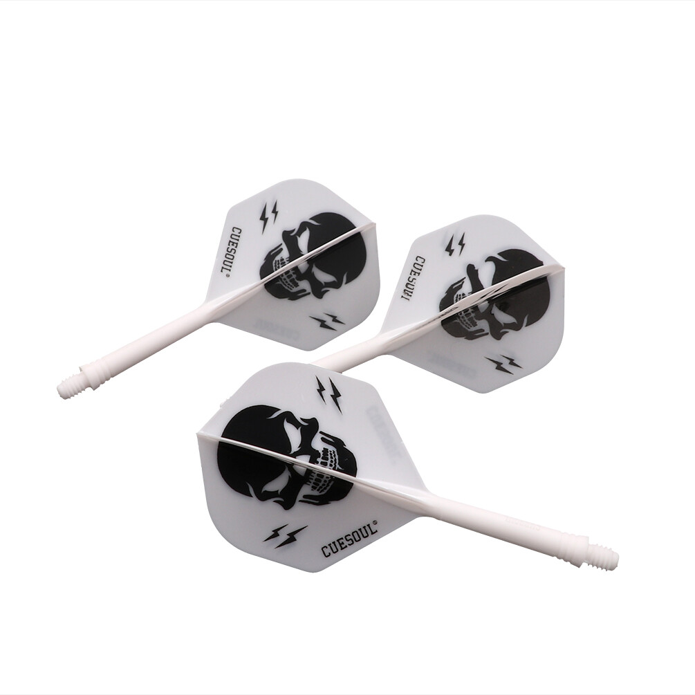 CUESOUL Rost Integrated Dart Shaft and Dart Flights Standard Shape Print,M-28mm