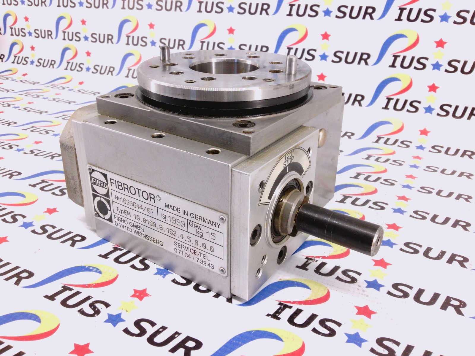 USSP FIBRO FIBROTOR CAM ROTARY TABLE EM 10.0100.8.162.4.5.0.0.0  EM100100816245