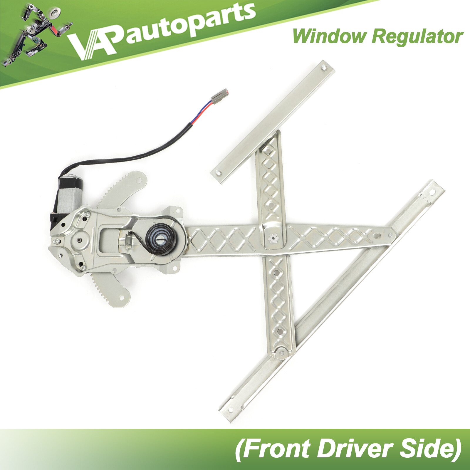 For 1997-1998 Ford F-150 F-250 Truck Front Left w/ Motor Power Window Regulator