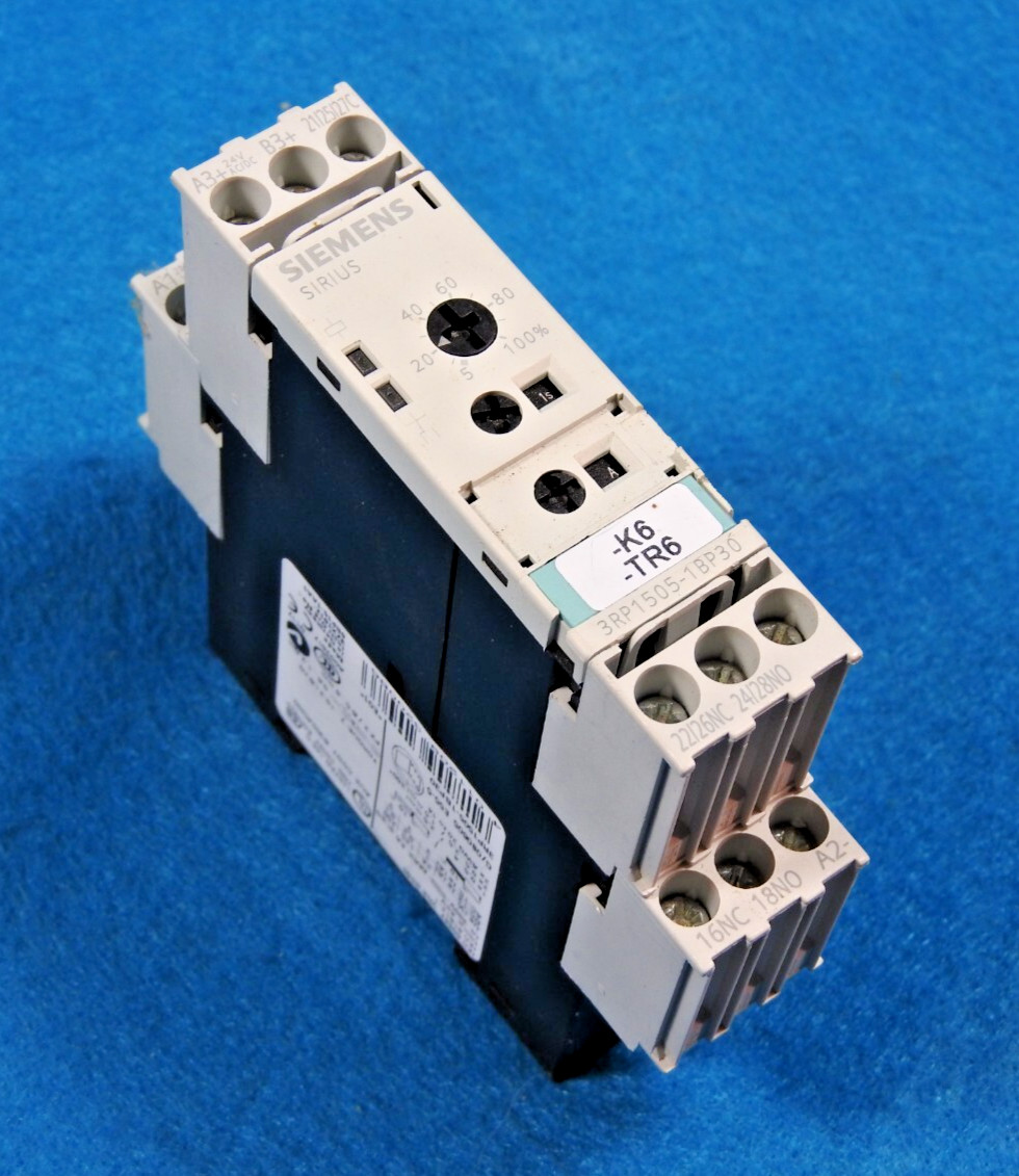 Siemens 3RP1505-1BP30 Timing Relay - Used