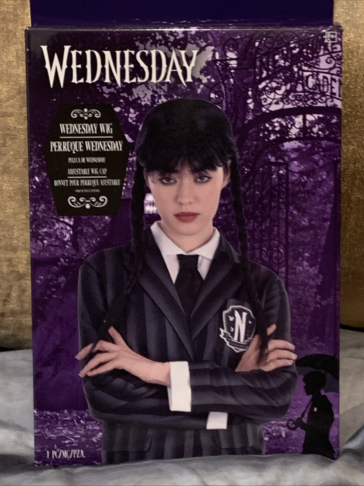 🎃WEDNESDAY Wig Halloween Costume Fits Most Adult and Kids NEW