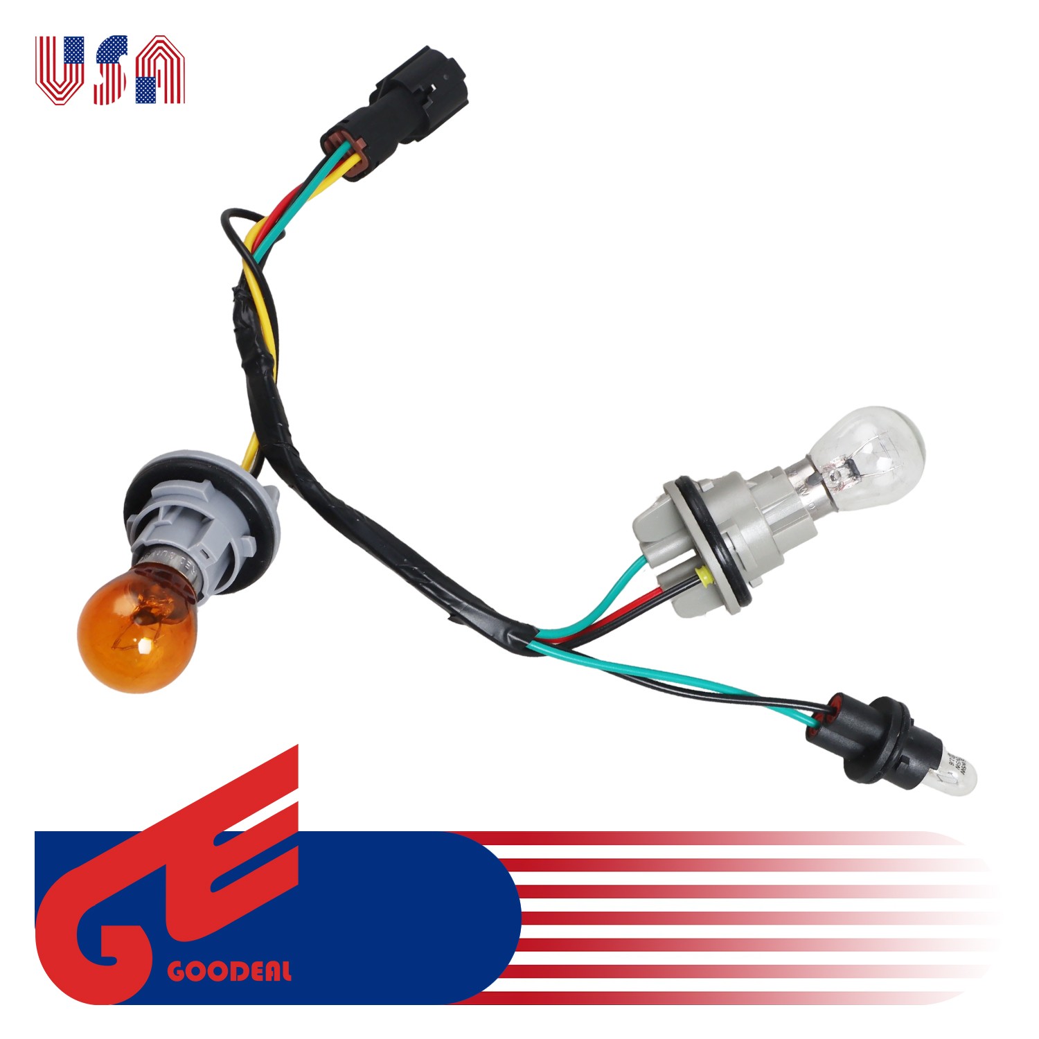 1pc Tail Light Socket Wiring Harness with Light Bulb for Kia Sorento 2016-2018
