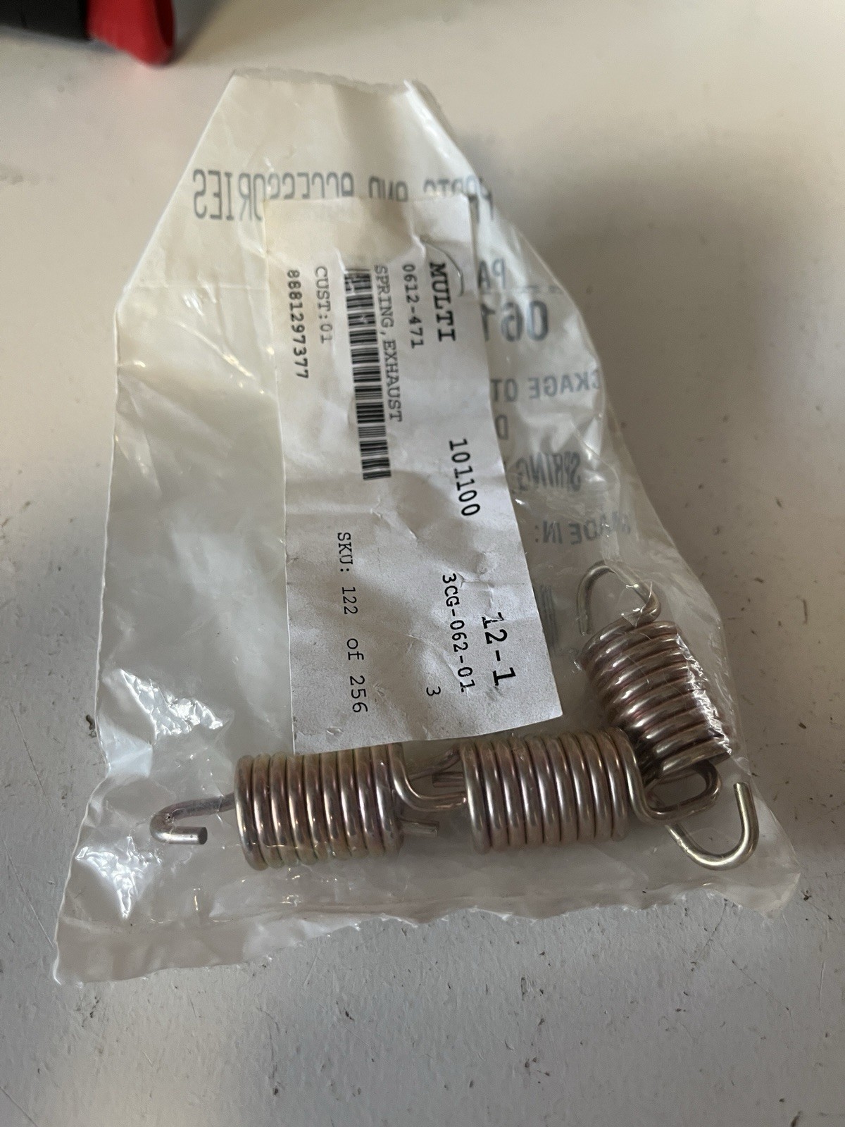 OEM Arctic Cat Exhaust Spring Lot Of 3 0612-471