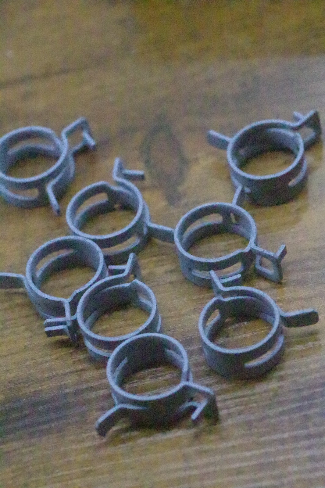 Lot of 8 New Radiator Surge Tank Inlet Hose Clamp  GM 19368542