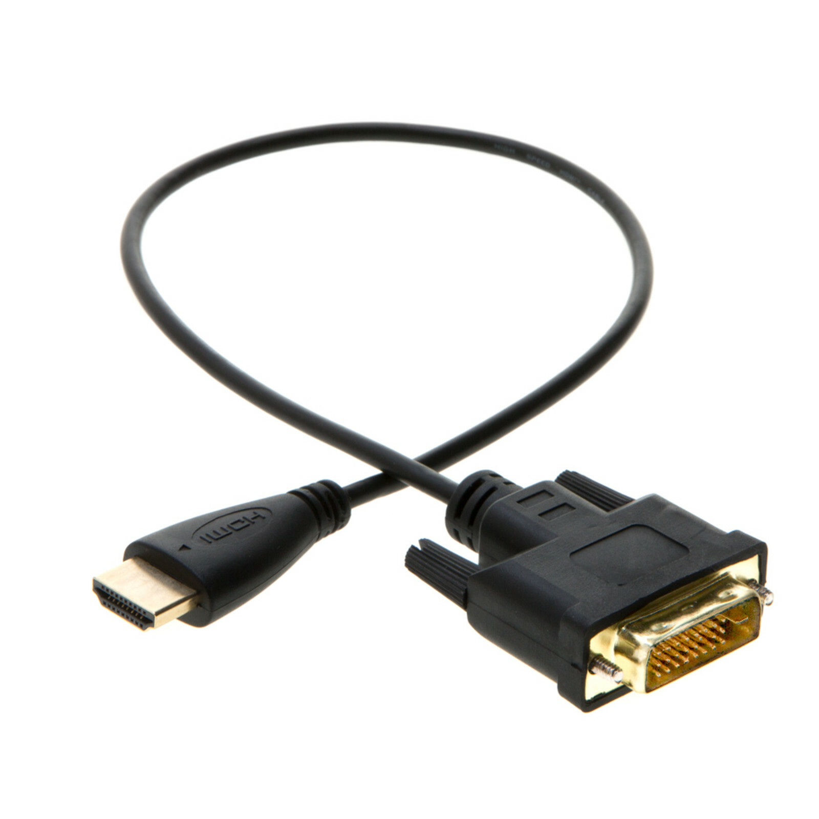 DVI-D to HDMI Cable Monitor Cord PC Laptop Monitor LCD Projector Display Adapter