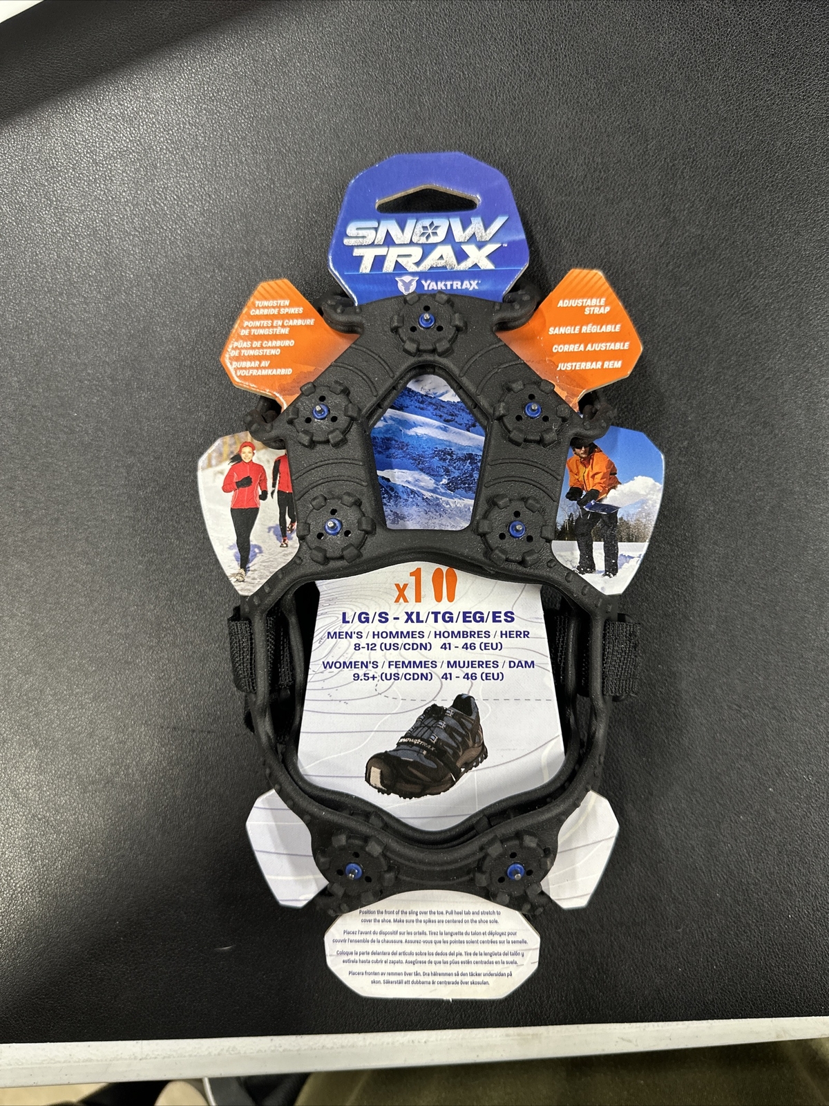 Snow Trax Snow Shoes Foot Traction Snow Ice Size L/XL  Men's 8-12 Women's 9.5 +