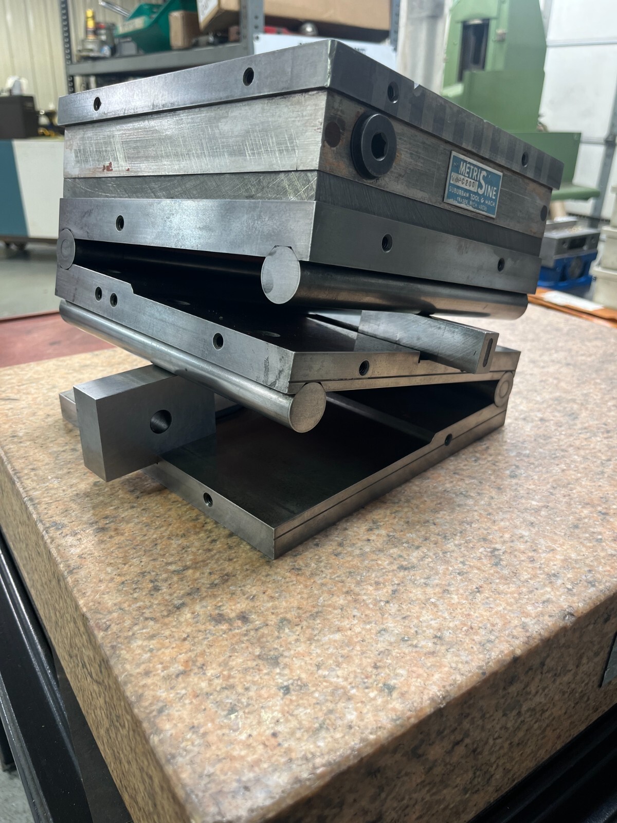 Suburban MSPC-200 Permanent Magnetic 9" Square Surface Compound Angle Sine Plate