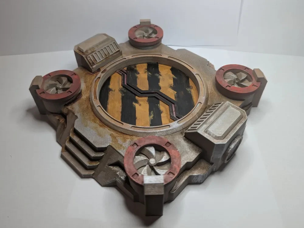 Underground Missile Silo – 28mm Wargaming Terrain – Sci-Fi Objective Marker