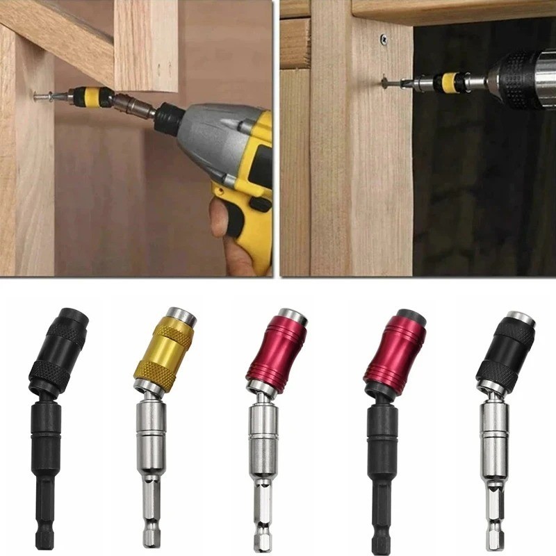 1/4" Hex Magnetic Screwdriver Bit Holder Extension Rod Quick Change Drill Guide