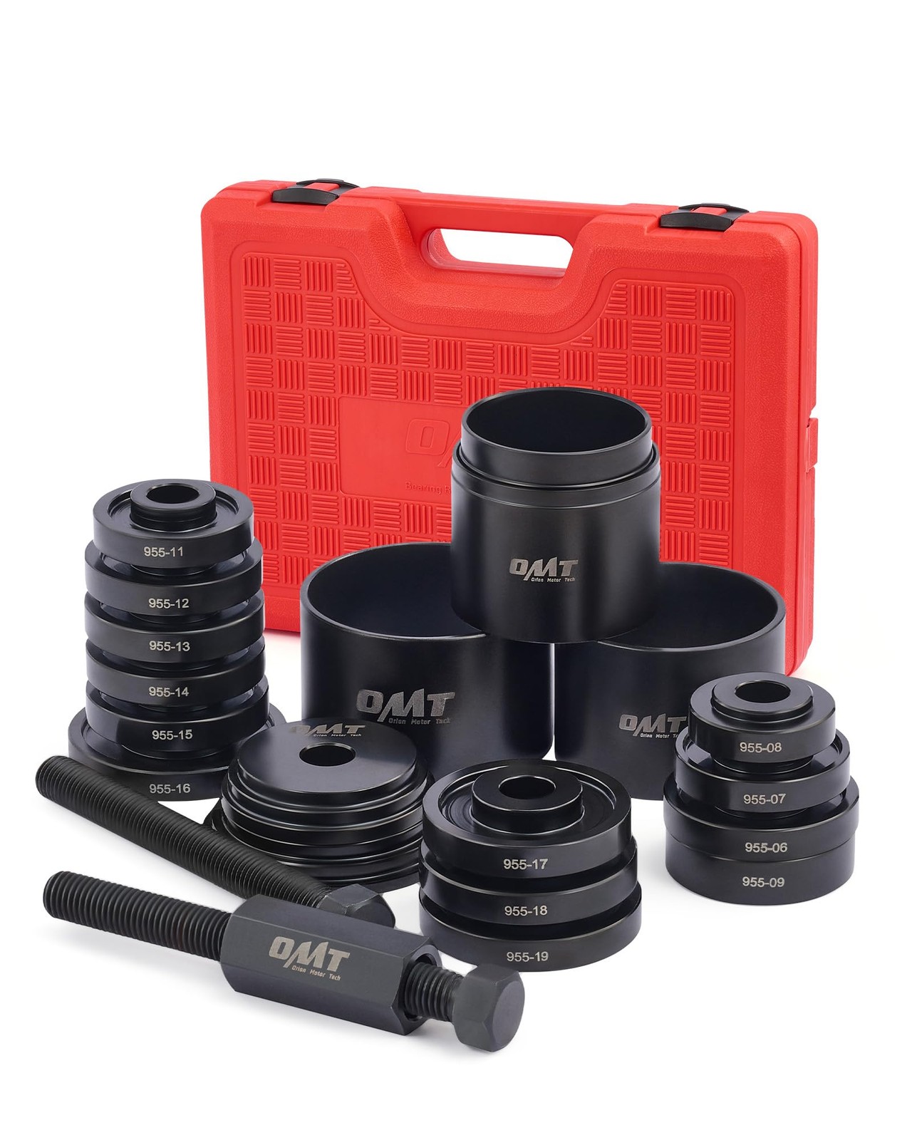 Orion Motor Tech Wheel Bearing Press Kit for Front Drive RED,BLACK