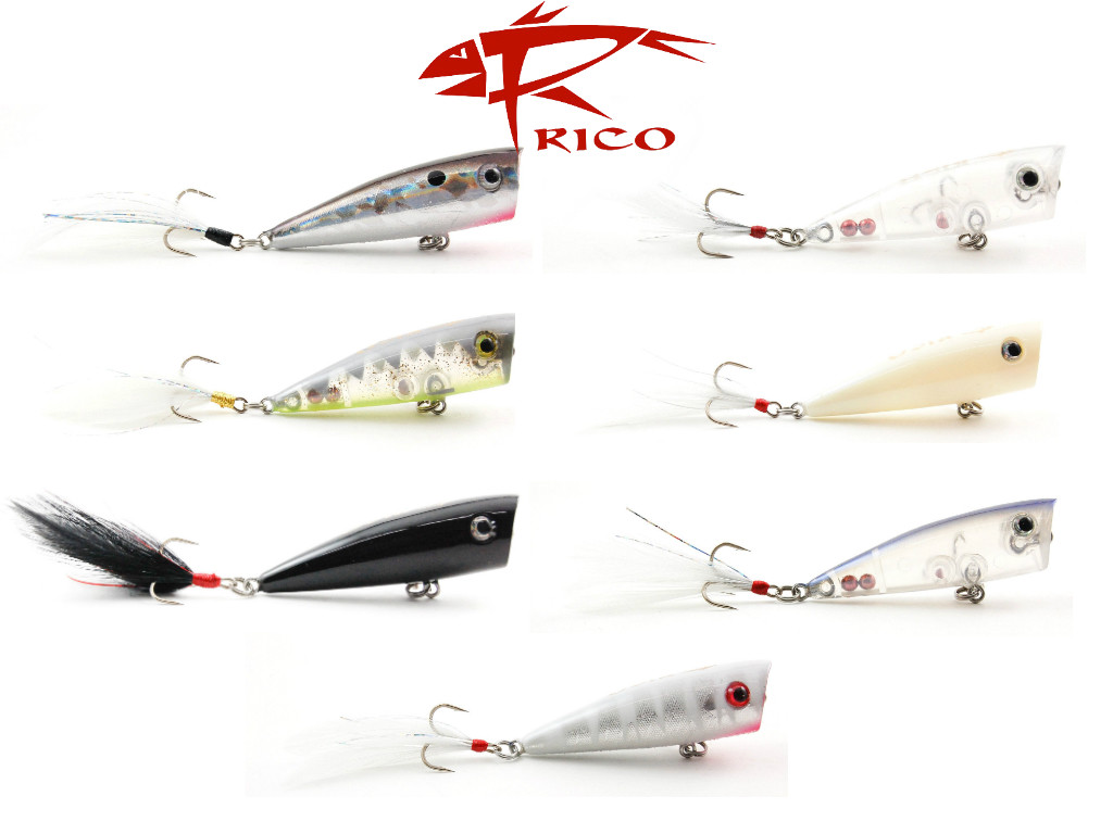 Lobina Rico Popper Lures **CHOOSE COLOR**