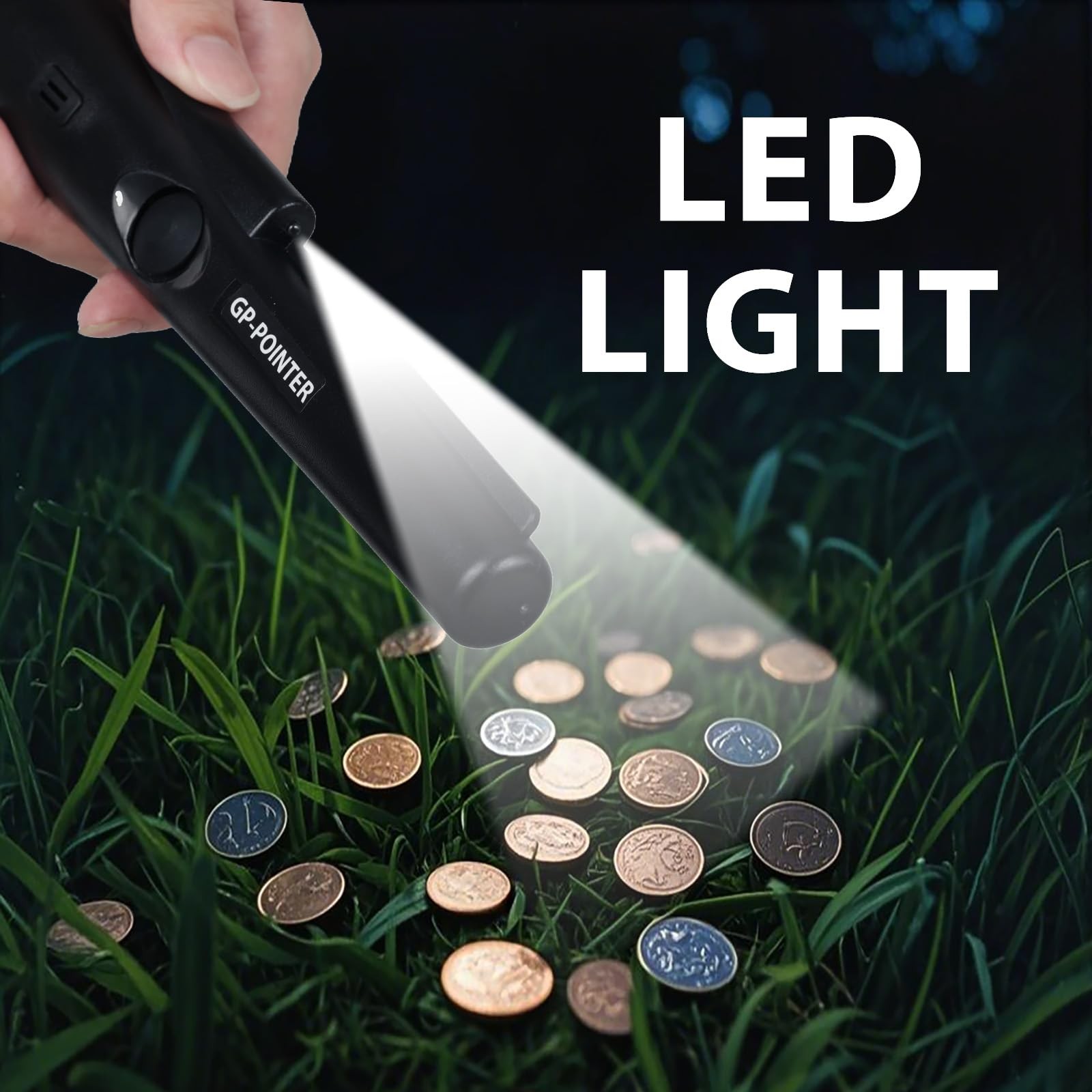 VortecSys Metal Detector Pinpointer, Professional Handheld Pointer Detector f...